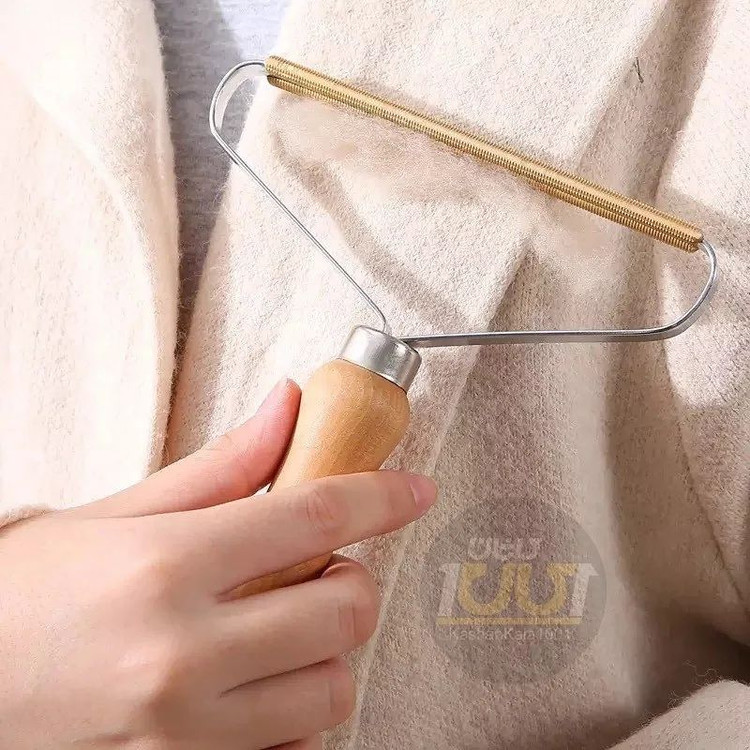 پرزگیر دوکاره ی دسته چوبی وارداتی اصل