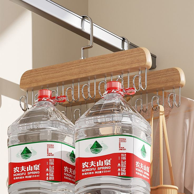 آویز لباس 8شاخه چوبی