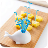 چنگال میوه و زیتون خوری مدل Whale pick 16