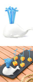 چنگال میوه و زیتون خوری مدل Whale pick 16