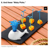 چنگال میوه و زیتون خوری مدل Whale pick 16