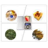 ترازو دیجیتال گرم کش و سوت کش طلا نقره زعفران و...0.01 گرم و تحمل وزن تا 500 گرم