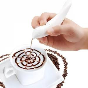 قلم طراحی قهوه ،کیک،شله زرد و ...طرح پرنده🕊️